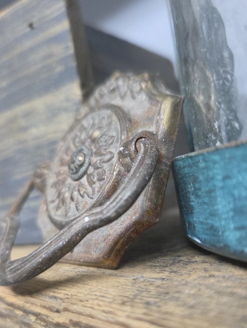 Vintage 1920's-30's Metal Drawer Pull